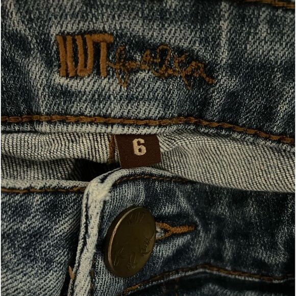 Kut from the Kloth Catherine Mid Rise Boyfriend Jeans Size 6 Medium Wash - Picture 5 of 8